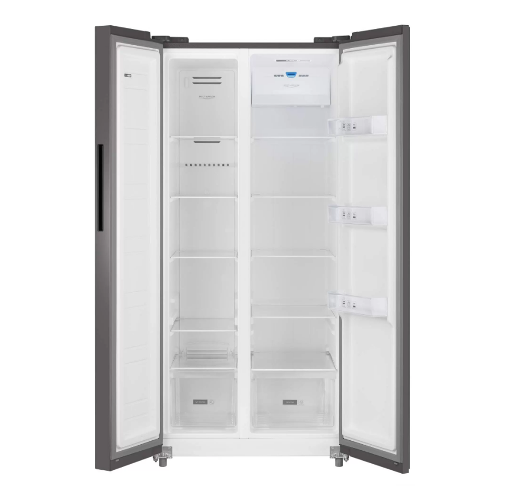 Холодильник (Side-by-Side) Weissgauff WSBS 500 Inverter NoFrost Dark Grey (q)