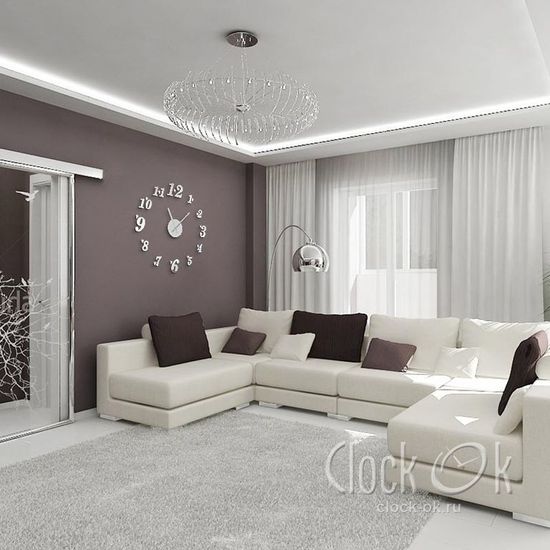 Настенные 3D часы Love Time