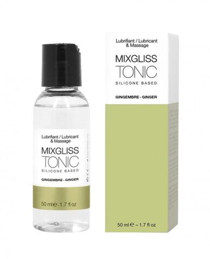 Силиконовый лубрикант 2 в 1 MIXGLISS с ароматом Имбирный тоник 50мл
