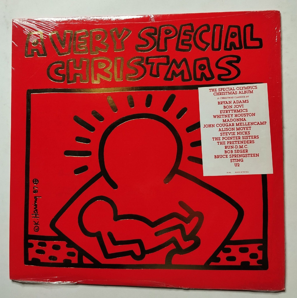 Винтажная виниловая пластинка LP Сборник A Very Special Christmas (USA 1987)