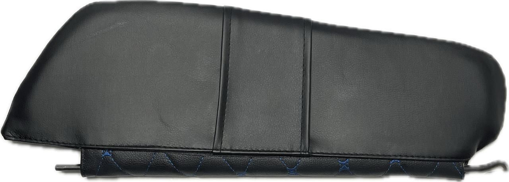 Чехлы на козырьки Волга 3110, 31105(синяя нить Бабочка)