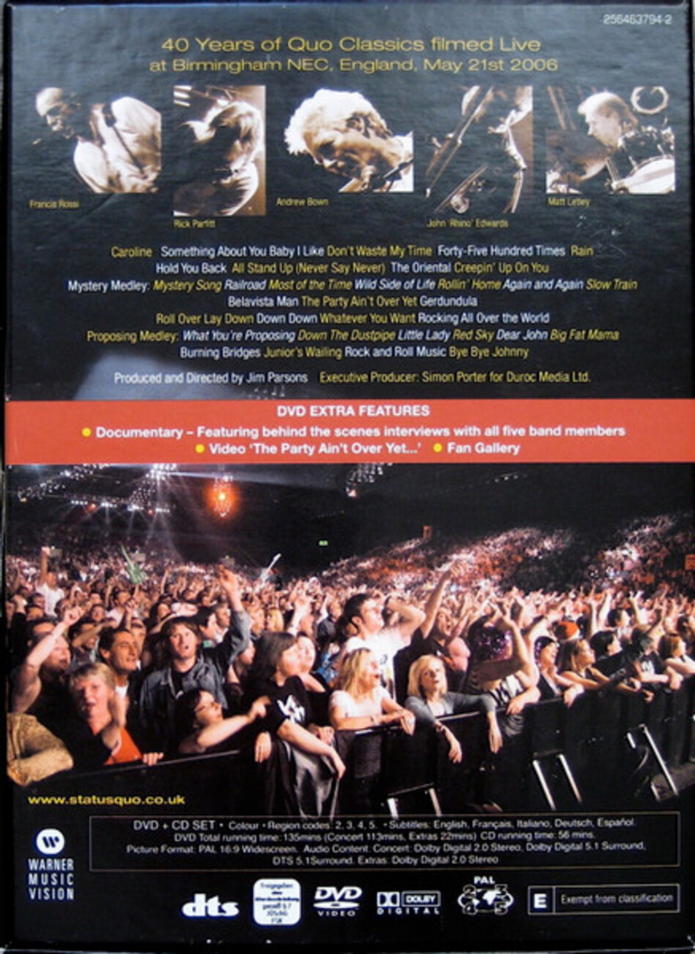 Status Quo / Just Doin' It! Live (Limited Edition)(DVD+CD)