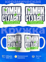 Кружка подарок студенту, 330мл, 1шт