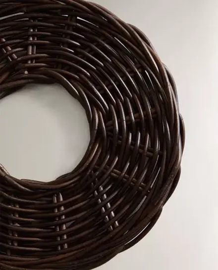 ZARA HOME ПОДСТАВКА ИЗ РОТАНГА, КОРИЧНЕВЫЙ