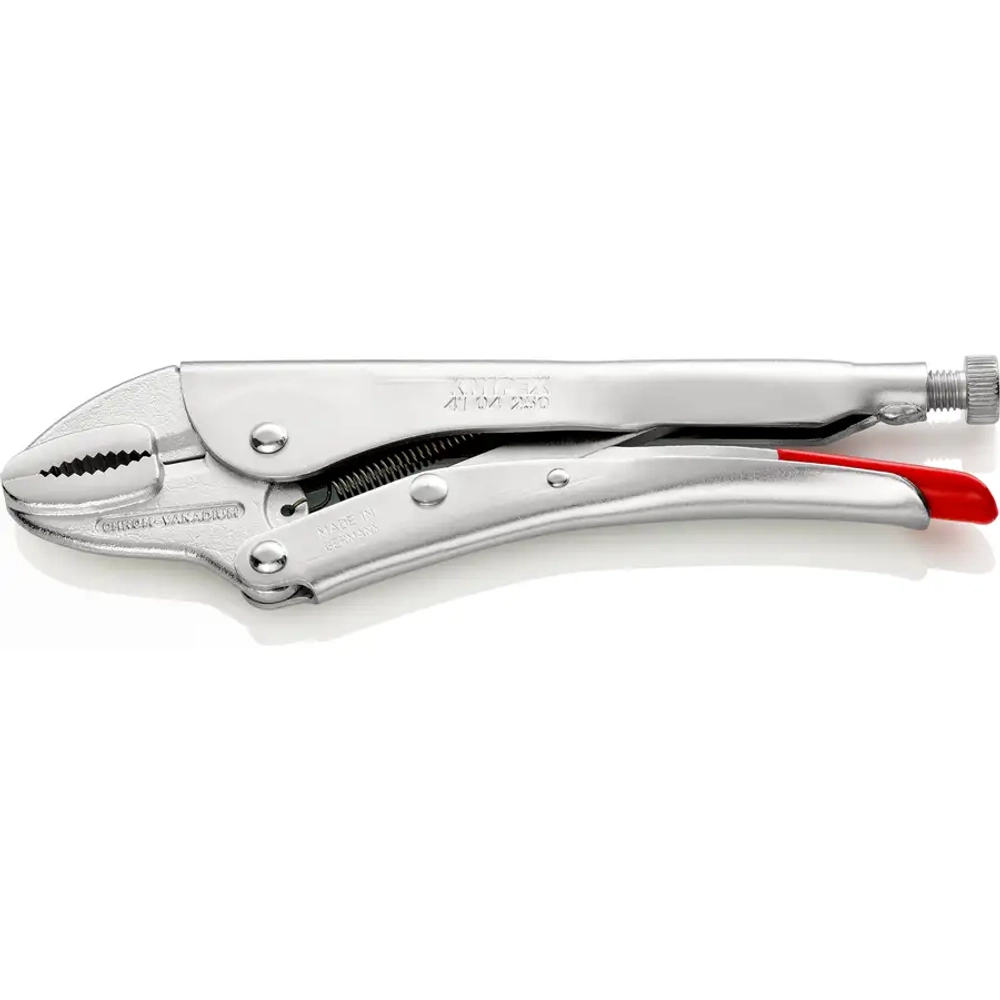 Клещи зажимные никелирование 250 мм Knipex 41 04 250 SB