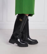 Кожаные офицерские сапоги Marella - черный(67960125)