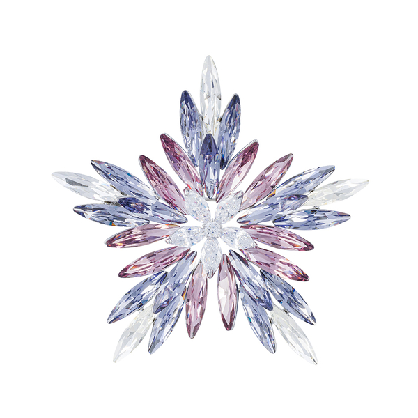 Брошь Fiore Luna СНЕЖИНКА Zircon Crystal XR1279B2 V/S