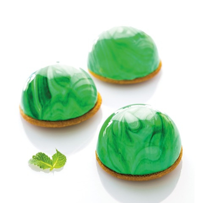 Силиконовая форма SSf001 Half-sphere (Полусферы) 80, Silikomart, Италия