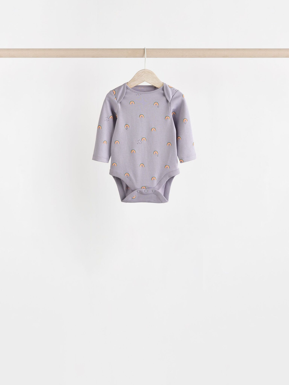 Боди с длинным рукавом для малышей Next N95-304, 7 шт., Белый, Розовый, Салатовый