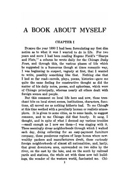 A book about myself | Dreiser Theodore