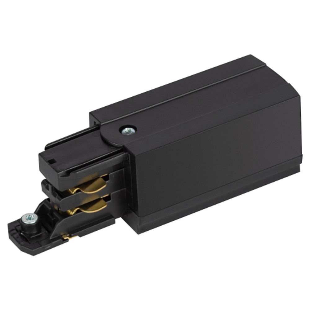 Ввод питания ЭРА STR-30-B-CN-PL для трехфазного шинопровода черный | Трехфазный шинопровод и аксессуары