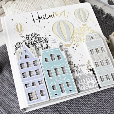 Изображение термотрансферное "Колесо обозрения" для создания альбома по курсу "Город детства" Дарьи Галкиной