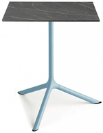 Стол ламинированный обеденный складной Scab Design Tripe Maxi Folding, голубой, черный мрамор Сахара