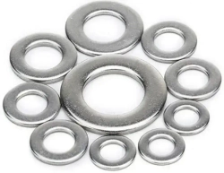 Шайба плоская нержавеющая М2- М12, 684 штуки нержавейка сталь A2 (AISI 304)