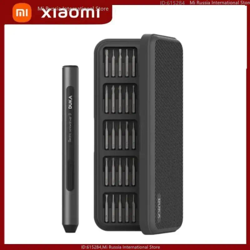 Аккумуляторная отвертка Xiaomi DUKA Atuman E1 25 in 1,темно-серый