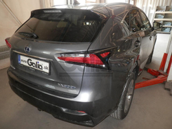 Фаркоп оцинкованный Galia L027C для LEXUS NX 300H, NX 300 2014-(паспорт и сертификат в комплекте)(без электрики)