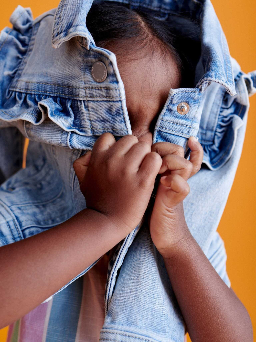 Куртка джинсовая для девочки Next 200-649, Синий