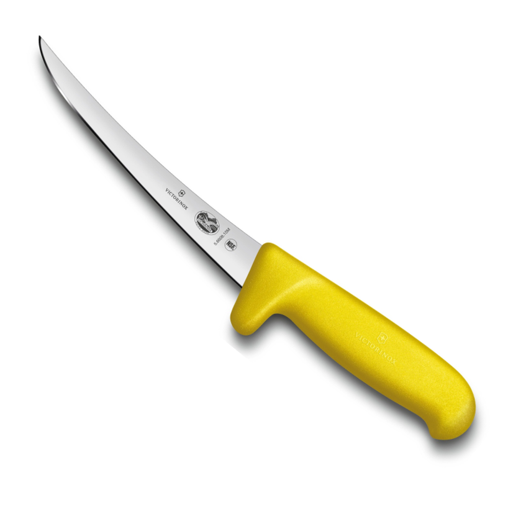 Нож Victorinox разделочный, лезвие 15 см прямое, черный
