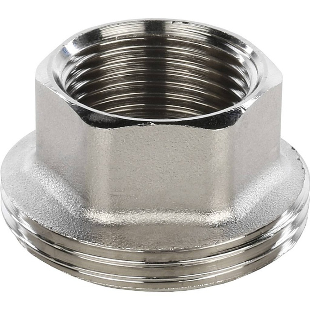 Соединение быстроразъемое (американка) STOUT SFT 0034 - 3/4" (ВР/ВР, латунь никелированная, металл по металлу)