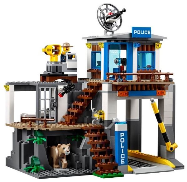 Конструктор LEGO City 60174 Полицейский участок в горах
