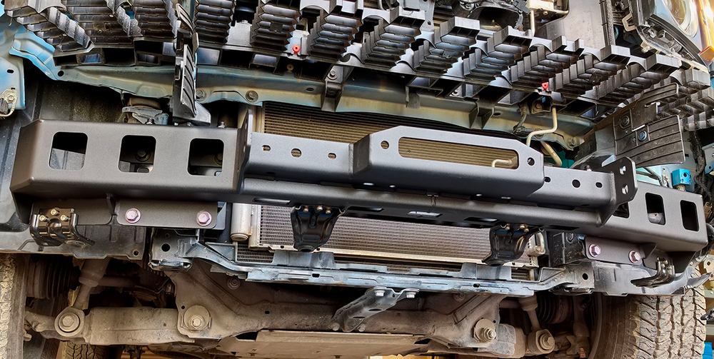 Площадка под лебёдку в штатный бампер Toyota Land Cruiser Prado 250 РИФ