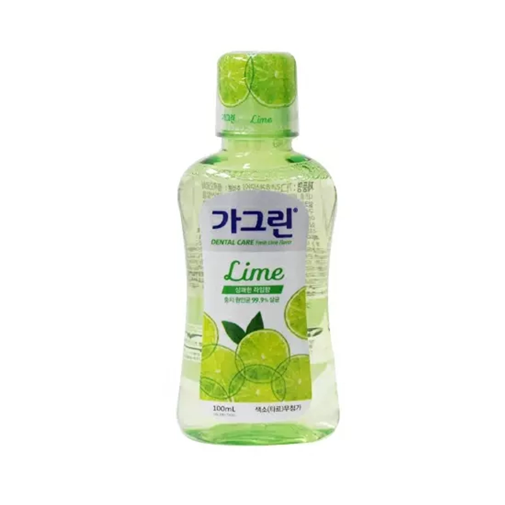 Ополаскиватель для полости рта c ароматом освежающего лайма Garglin Fresh Lime pouch 100 мл