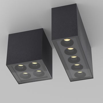 Потолочный светильник 10Вт 3000К O309CL-L10GF3K графит Ares Outdoor Мaytoni