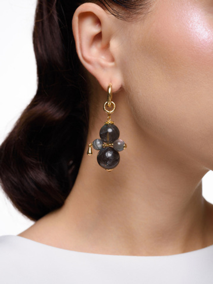 Серьги с лабрадором