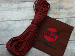 Паракорд 550 бордово-черный (7 жил) RZ Manufacturer PC007 - 1 метр