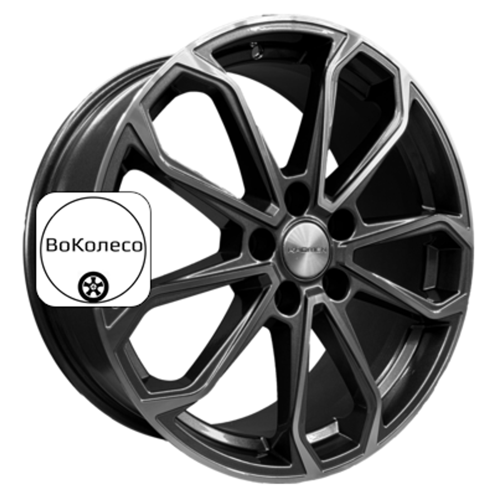 7x18/5x114,3 ET38 D67,1 KHW1816 (Outlander) Gray-FP Khomen Wheels
