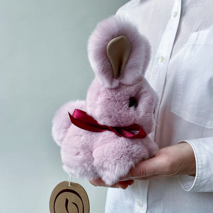 Кролик Тоша маленький (лиловый)