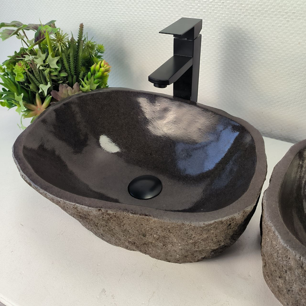 Раковина из речного камня ПАРА! RS-65480 43*35*15 0865
