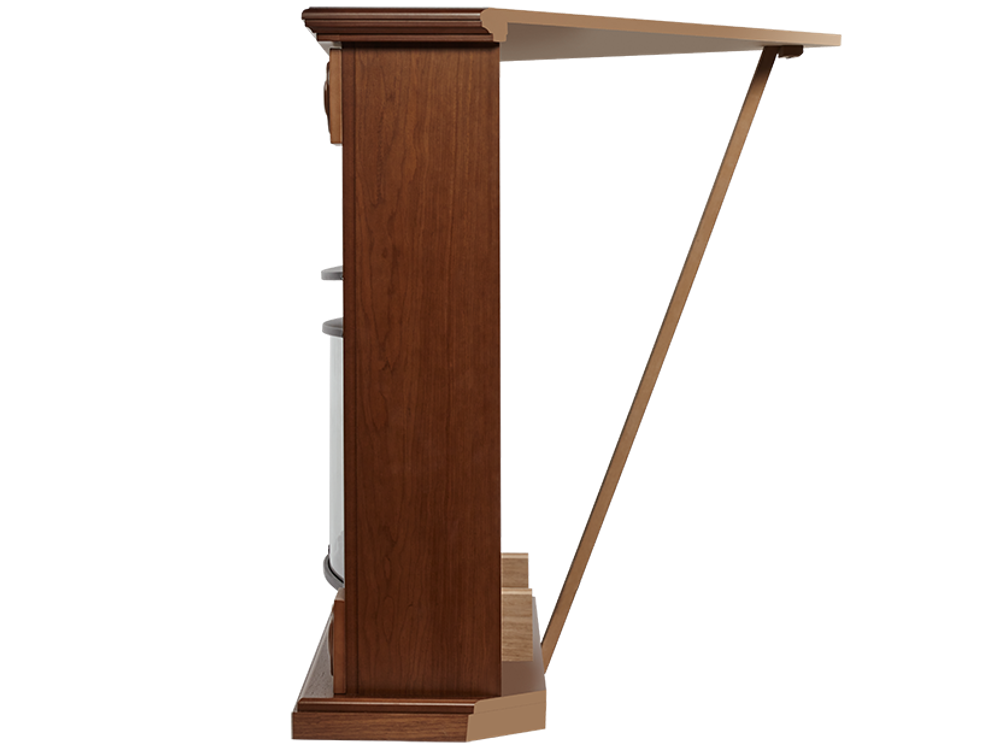 Портал Firelight Frame 25U (угловой) шпон дуб