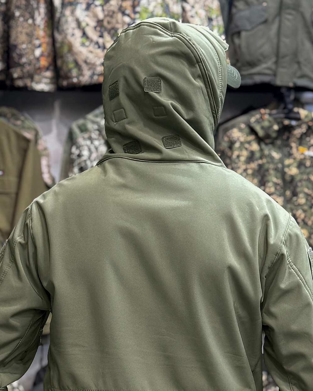 Демисезонный костюм СофтШелл "Олива"