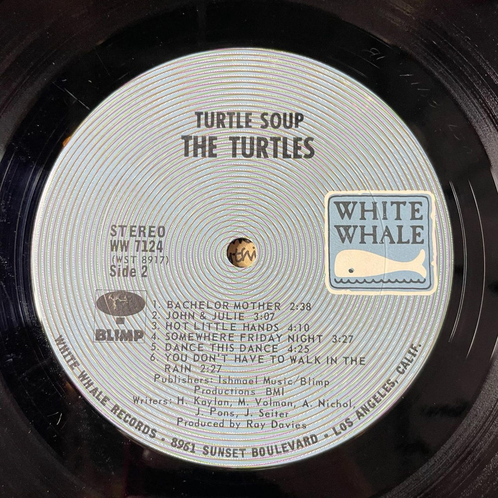 Винтажная виниловая пластинка LP The Turtles Turtle Soup (USA 1969)