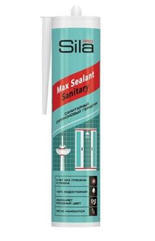 Силиконовый санитарный герметик Sila белый PRO Max Sealant 280 мл