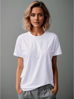 Футболка однотонная базовая хлопок унисекс Баракаттекс