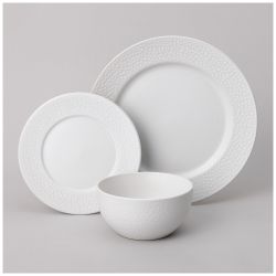 НАБОР ПОСУДЫ ОБЕДЕННЫЙ НА 4 ПЕР. 12 ПР. 720 МЛ 27,5х27,5х2, 19,2х19,2х0,9, 14,2х14,2х7СМ