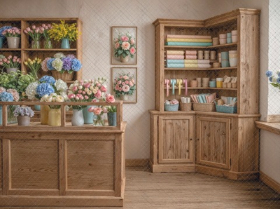 Цветочный магазин №02.2026-1 - фон неопреновый