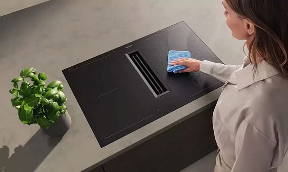 Варочная панель с вытяжкой Miele KMDA 7876 FL-U MattFinish