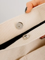 Сумка шоппер на магните с карманами большая