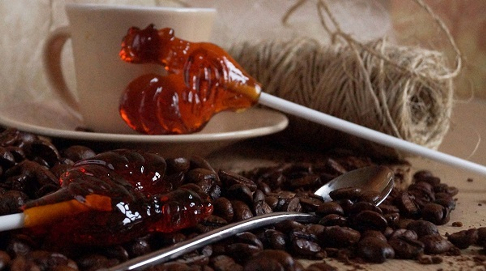 Кофе в зернах ароматизированный Santa Fe Карамель Арабика 1кг