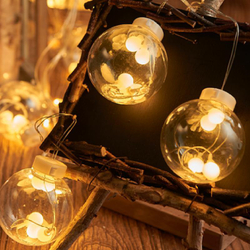 Гирлянда-занавес Шары с шариками