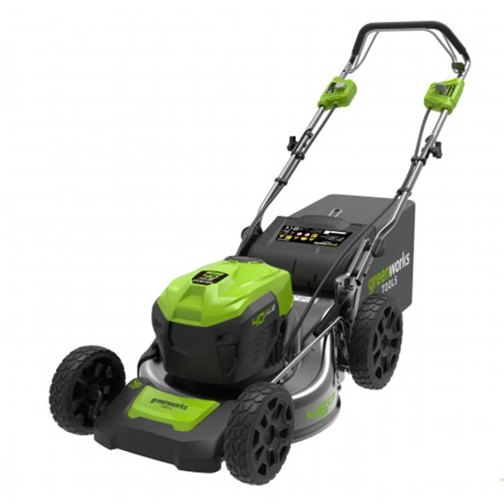 Газонокосилка аккумуляторная Greenworks GD40LM46SPK4 40В (1 x 4 Ач, Быстрое ЗУ) нож 46 см, 2506807U4F