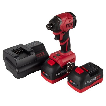 Цена на MIGHTY SEVEN (DS-202A) Аккумуляторный шуруповерт, ударный, 18 В, 4 предмета, кейс