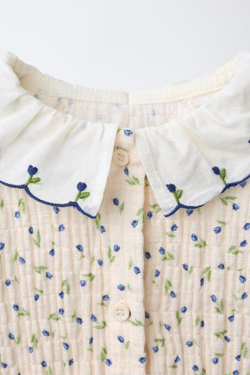 ZARA РУБАШКА С ЦВЕТОЧНЫМ УЗОРОМ, ЭКРЮ