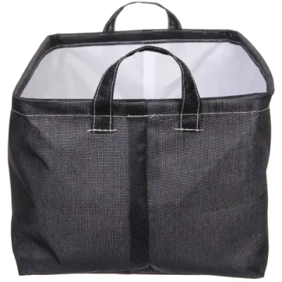 Коробка для хранения вещей с ручками «ВЕСТА», цвет черный, 38*26*21см