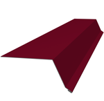 Планка карнизная (капельник) // 65х100х2000 мм // RAL 3005 красное вино