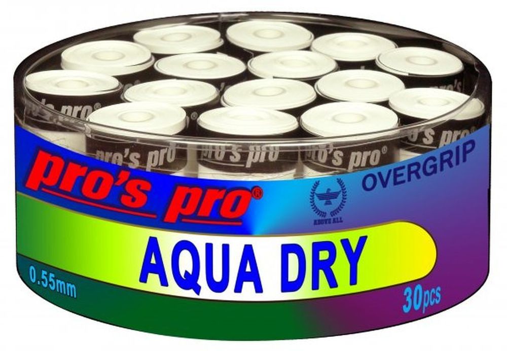 Теннисные намотки Pro&#39;s Pro Aqua Dry (30P) - white
