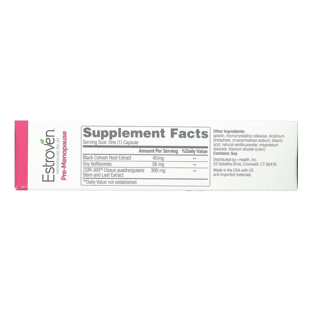 Estroven, Menopause Relief, Pre-Menopause, 30 капсул
